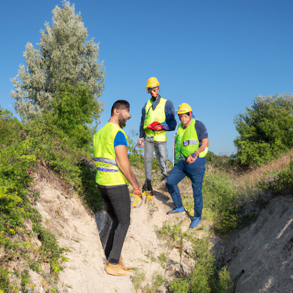 Team ambientale al lavoro